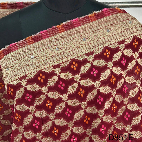 Banarasi Georgette Mirror Work Dupatta-D851